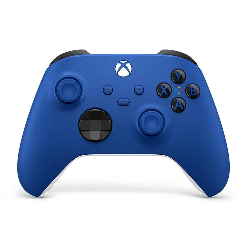 Controle de videogame azul